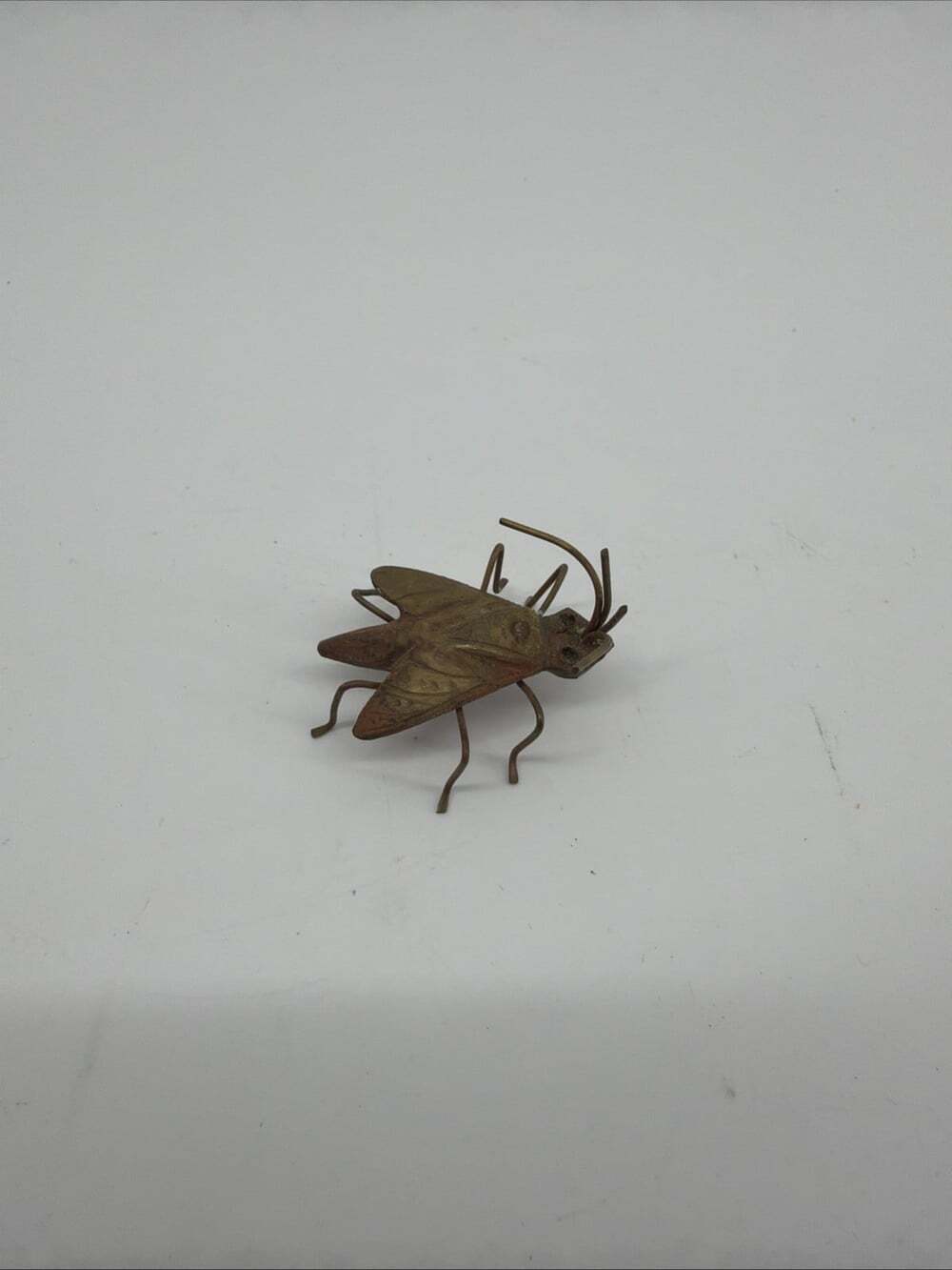 Mini Brass Fly Insect Ornament Miniature Statue Craft Decoration Insects Animal